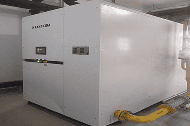 大連愛瑞德科技有限公司使用方快鍋爐一臺3500KW低氮冷凝燃氣真空熱水鍋爐案例
